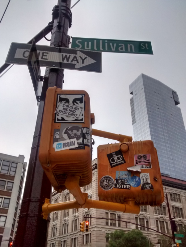 Figure 6 – Non-peaceful conversation amid artists