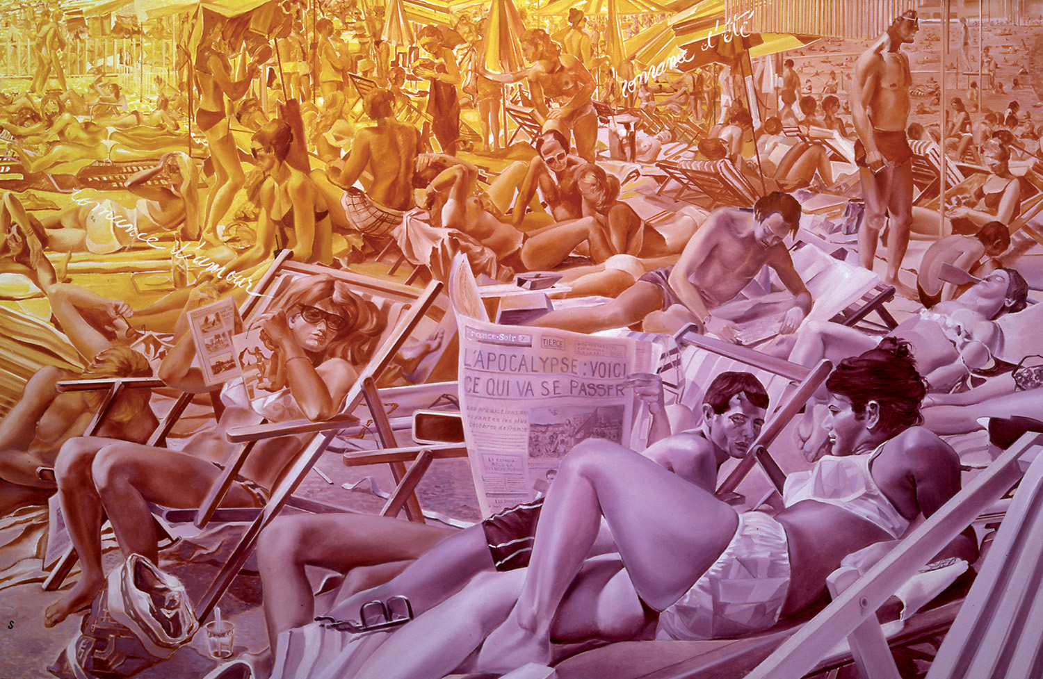 Jacques Monory, Toxique n° 12, L’Apocalypse, ref. 645, 1982