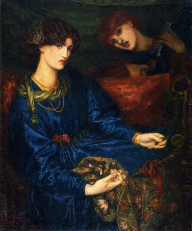 Fig. 4 – Dante Gabriel Rossetti, Mariana, 1870, huile sur toile