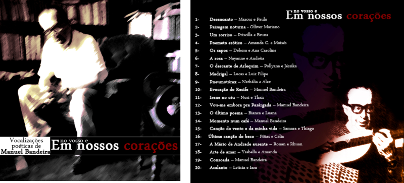 Fig. 1 – Le livret disque avec l’art graphique d’un élève